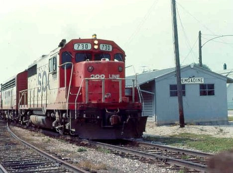 Engadine MI railroads